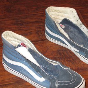 Sk8- Hi Navy blue/ light blue Vans
